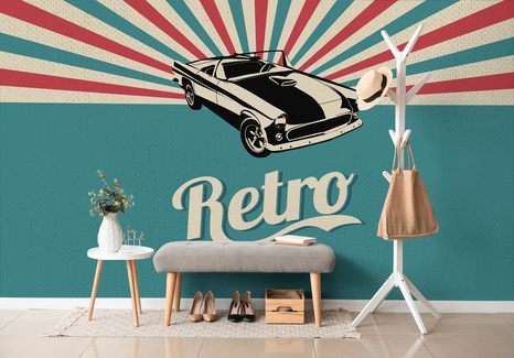 TAPETE IM RETRO-STIL - VINTAGE- UND RETRO-TAPETEN - TAPETEN