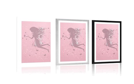 PLAKAT S PASPARTUJEM LJUBEZNIVA VILA - PRAVLJIČNA BITJA - PLAKATI