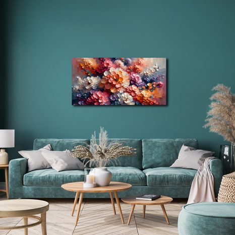 OBRAZ ŽIVÉ BARVY KVĚTIN - OBRAZY KVĚTŮ - OBRAZY