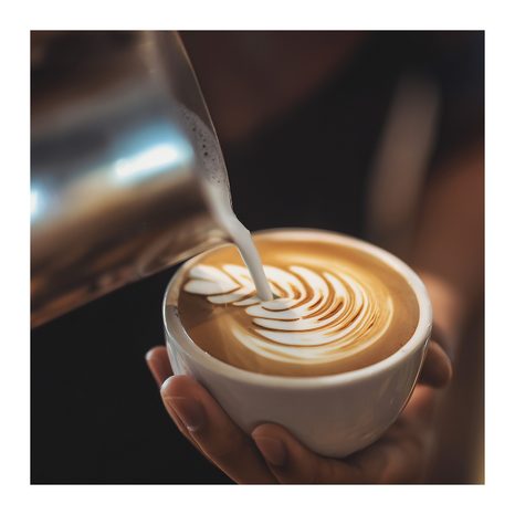 OBRAZ ELEGANCE KÁVY S PĚNOU - OBRAZY JÍDLA A NÁPOJE - OBRAZY