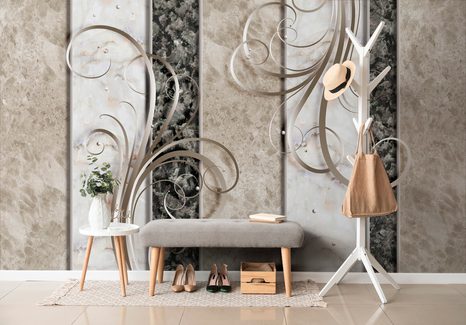 TAPETA HARMONIE BAREV - TAPETY S IMITACÍ CIHLY, KAMENE A BETONU - TAPETY