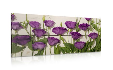 QUADRO BELLISSIMI FIORI VIOLA - QUADRI DI FIORI - QUADRI