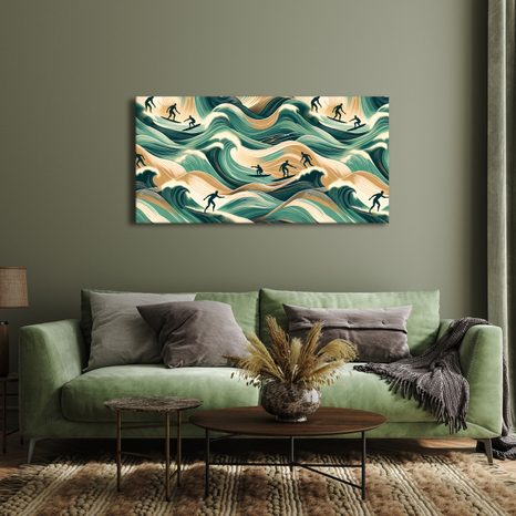 OBRAZ SPORT NA VLNÁCH OCEÁNU - PICTURES OF SEA AND BEACH - PICTURES