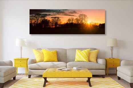 TABLOU APUS DE SOARE FRUMOS - TABLOU NATURĂ ȘI PEISAJE NATURALE - TABLOURI