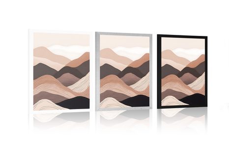 PLAKÁT ABSTRAKTNÍ TVARY HORY - ABSTRAKTNÍ TVARY - PLAKÁTY