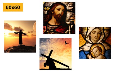 SET OBRAZŮ NEBESKÉ KRÁLOVSTVÍ - SESTAVY OBRAZŮ - OBRAZY