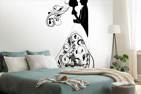 SELBSTKLEBENDE TAPETE HOCHZEITSTAG - SELBSTKLEBENDE TAPETEN - TAPETEN