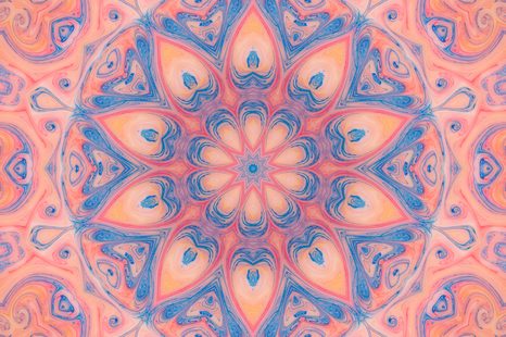 WANDBILD HYPNOTISCHES MANDALA - BILDER MIT FENG SHUI-MOTIVEN - BILDER