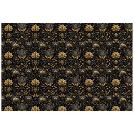 SAMOLEPÍCÍ FOTOTAPETA ZLATÉ KVĚTY NA TMAVÉM POZADÍ - ΤΑΠΕΤΣΑΡΊΑ ΜΕ ΣΧΈΔΙΑ - ΤΑΠΕΤΣΑΡΊΕΣ