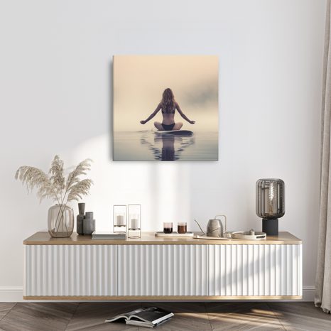 OBRAZ KLIDNÁ RÁNA NA JEZEŘE - OBRAZY ŽENY - OBRAZY