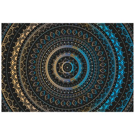 SAMOLEPÍCÍ TAPETA MANDALA SE VZOREM SLUNCE - SAMOLEPÍCÍ TAPETY - TAPETY