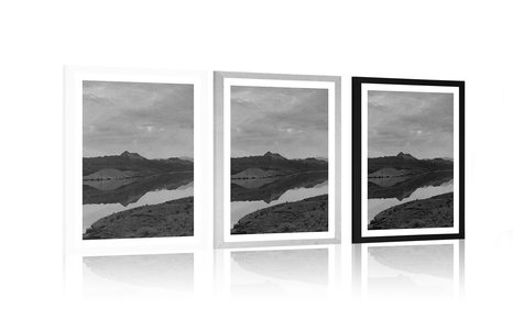 POSTER – TERRA IN BIANCO E NERO - NERO E BIANCO - POSTER