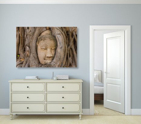 WANDBILD BUDDHAS HEILIGER FEIGENBAUM - BILDER MIT FENG SHUI-MOTIVEN - BILDER