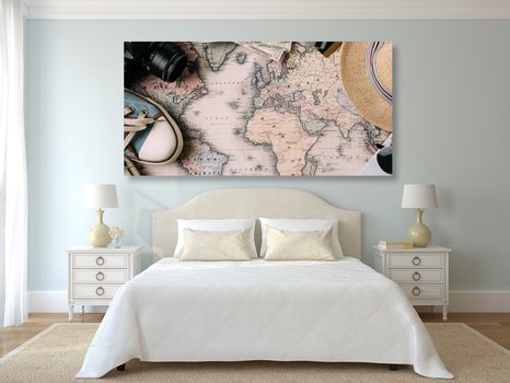 КАРТИНА НА ПЛАТНО – ЗА ПЪТЕШЕСТВЕНИЦИ - КАРТИНИ НА КАРТИ - КАРТИНИ