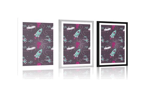 POSZTER PASZPORTUVAL BARÁTSÁGOS UFÓ - KÖZLEKEDÉSI ESZKÖZÖK - POSZTEREK