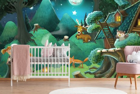 SAMOLEPÍCÍ TAPETA POHÁDKOVÝ LES - SAMOLEPÍCÍ TAPETY - TAPETY