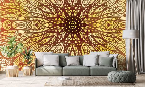 TAPETA JEDINSTVEN ETNIČKI ORNAMENT - TAPETE FENG SHUI - TAPETE