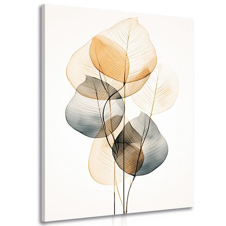 OBRAZ ABSTRAKTNÍ LISTY NO2 - OBRAZY - TOTÁLNÍ VÝPRODEJ 🔥