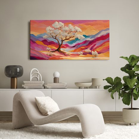 OBRAZ STROM ŽIVOTA V BAREVNÉ PŘÍRODĚ - OBRAZY STROMY ŽIVOTA - OBRAZY