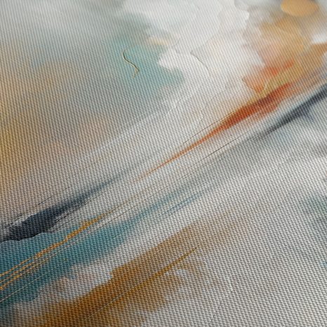 WANDBILD MODERNE ABSTRAKTION MIT NATUR - BILDER SEEN - BILDER