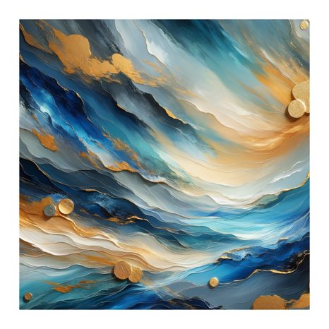 OBRAZ NEBESKÁ ENERGIE - OBRAZY ABSTRAKTNÍ TVARY - OBRAZY