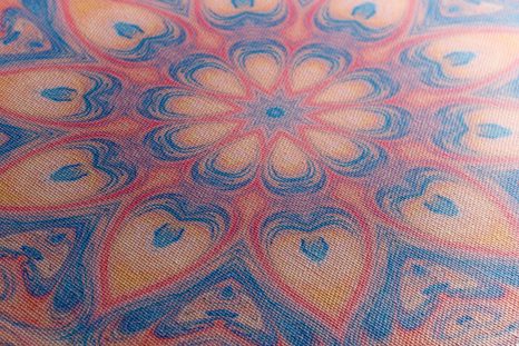 WANDBILD HYPNOTISCHES MANDALA - BILDER MIT FENG SHUI-MOTIVEN - BILDER