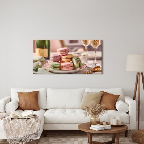 OBRAZ PASTELOVÉ MAKRONKY - OBRAZY JÍDLA A NÁPOJE - OBRAZY