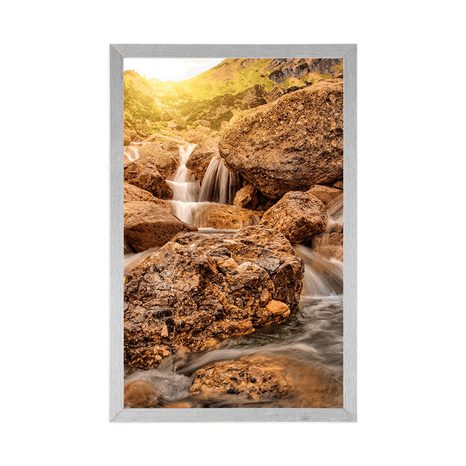 POSTER HOCHGEBIRGSWASSERFALL - NATUR - POSTER