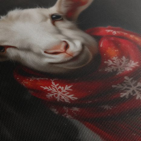 VÁNOČNÍ OBRAZ ROZTOMILÁ KOZA - VÁNOČNÍ A ZIMNÍ OBRAZY - OBRAZY