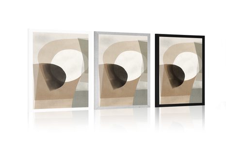 PLAKÁT ABSTRAKTNÍ TVARY NO1 - ABSTRAKTNÍ TVARY - PLAKÁTY