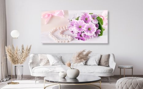 OBRAZ ROMANTICKÉ ZÁTIŠÍ - OBRAZY KVĚTŮ - OBRAZY