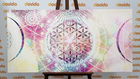 TABLOU MANDALA INTERESANT - TABLOURI FENG SHUI - TABLOURI