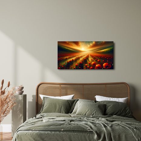 OBRAZ MÁKY NA OBZORU - OBRAZY POLE A LOUKY - OBRAZY