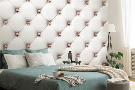 FOTÓTAPÉTA FEHÉR ELEGANCIA - TAPÉTÁK BŐR IMITÁCIÓ - TAPÉTÁK