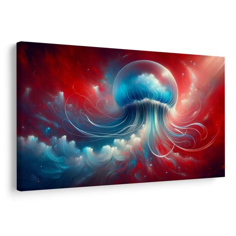 WANDBILD QUALLE IM ROTEN MEER - WANDBILDER UNTERWASSERWELT - BILDER