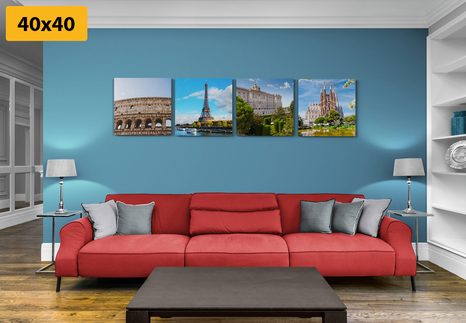 SET DI QUADRI – BELLEZZE DI LUOGHI GRANDIOSI - COLLEZIONI DI QUADRI - STAMPE E QUADRI