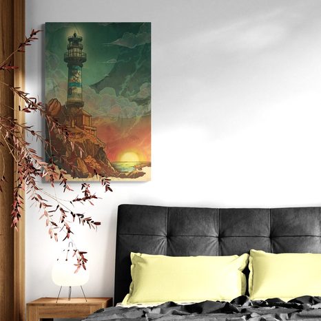 WANDBILD MÄRCHENHAFTER LEUCHTTURM - DOVIDO CHALLENGE - BILDER