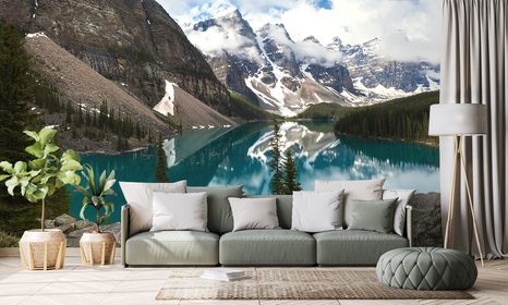 CARTA DA PARATI – SPLENDIDO PAESAGGIO MONTANO - CARTA DA PARATI NATURA - CARTA DA PARATI