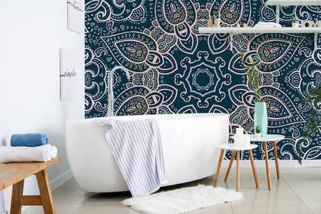 TAPETA MANDALA S INDICKÝM NÁDECHEM - TAPETY FENG SHUI - TAPETY