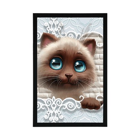 PLAGÁT ROZTOMILÉ MAČIATKO - ZVIERATKÁ - PLAGÁTY