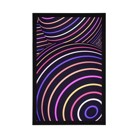 PLAKAT ŠARENE KUGLICE - APSTRAKTNI I S UZORKOM - PLAKATI