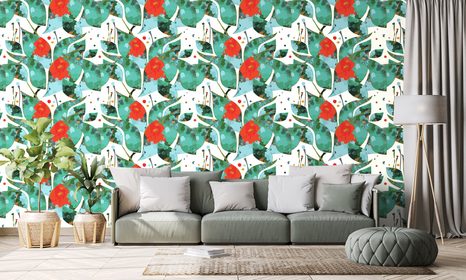 TAPETA ZAHRADNÍ ABSTRAKCE - TAPETY PŘÍRODA - TAPETY