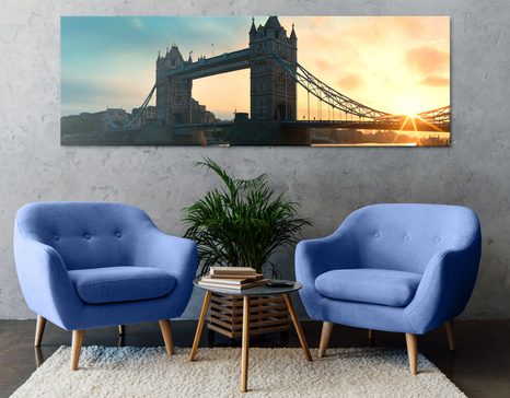 КАРТИНА НА ПЛАТНО – TOWER BRIDGE В ЛОНДОН - ГРАДСКИ КАРТИНИ - КАРТИНИ