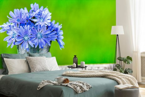 SAMOLEPÍCÍ FOTOTAPETA KVĚTINY V KBELÍKU - SAMOLEPÍCÍ TAPETY - TAPETY