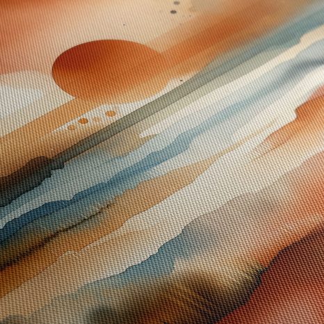 WANDBILD ROTER HIMMEL ÜBER DEM MEER - BILDER VON SONNENAUFGANG UND SONNENUNTERGANG - BILDER