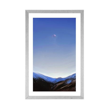 PLAKÁT S PASPARTOU OKOUZLUJÍCÍ PŘÍRODA - MOTIVY Z NAŠÍ DÍLNY - PLAKÁTY