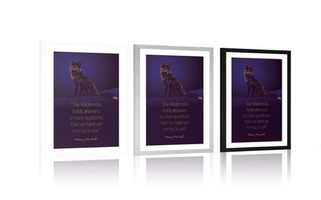 PLAKÁT S PASPARTOU CITÁT NANCY NEWHALL - MOTIVY Z NAŠÍ DÍLNY - PLAKÁTY