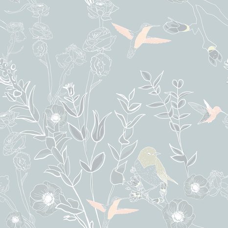 TAPETA VTÁČIKY NA LÚKE - TAPETY ZVIERATÁ - TAPETY