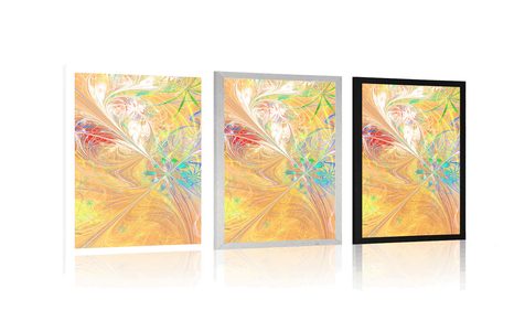 PLAKAT SIMFONIJA BOJA - APSTRAKTNI I S UZORKOM - PLAKATI