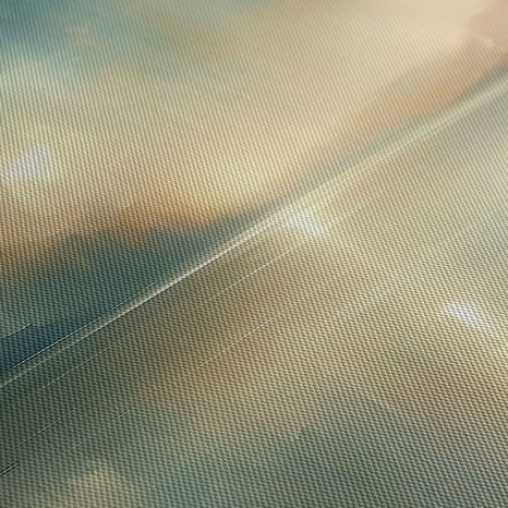 WANDBILD RUHIGER SEE BEI SONNENUNTERGANG - BILDER SEEN - BILDER